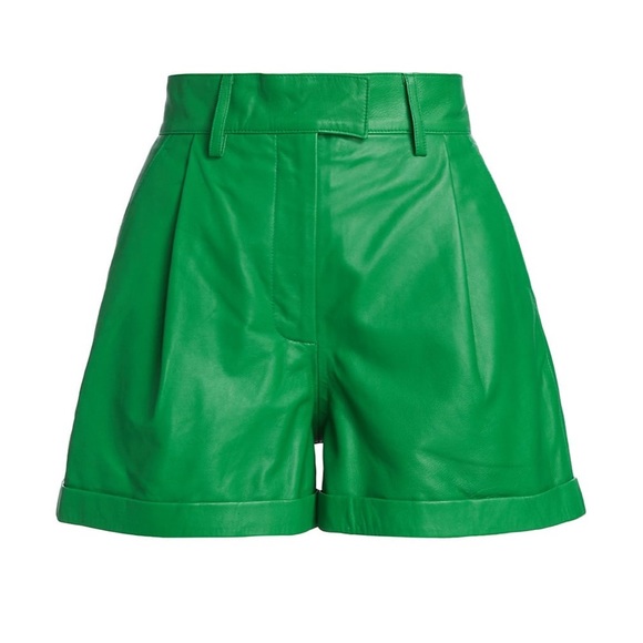 NWT REMAIN Birger Christensen 💯 LEATHER SHORTS